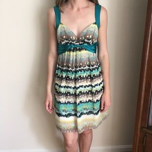 Patterned dress for homecoming or a night out!